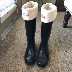 Hunter Rain Boots | Black | size 9M